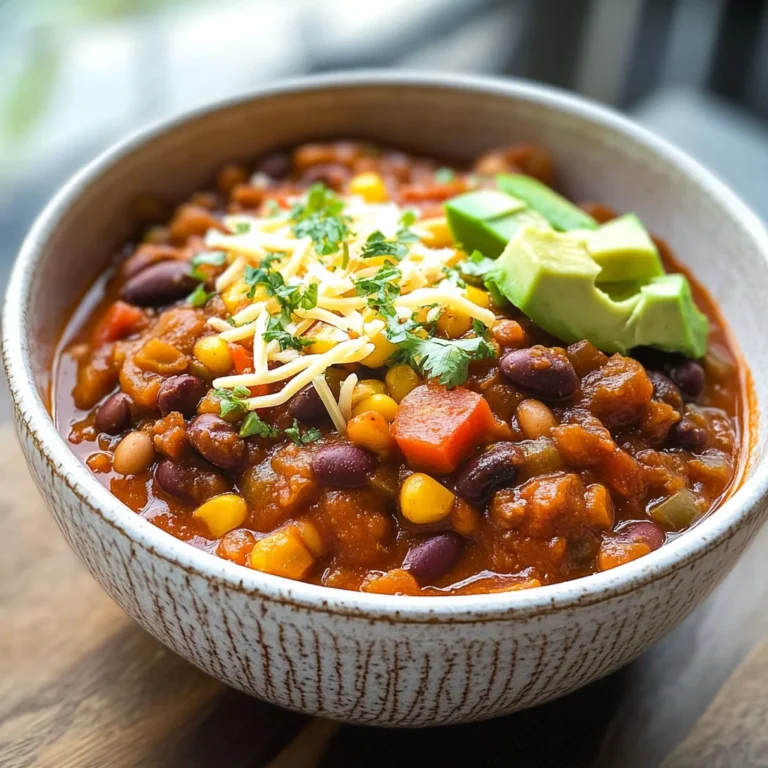 20-Minute Vegetarian Chili Recipe
