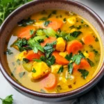 Anti-Inflammatory Veggie Soup with Turmeric