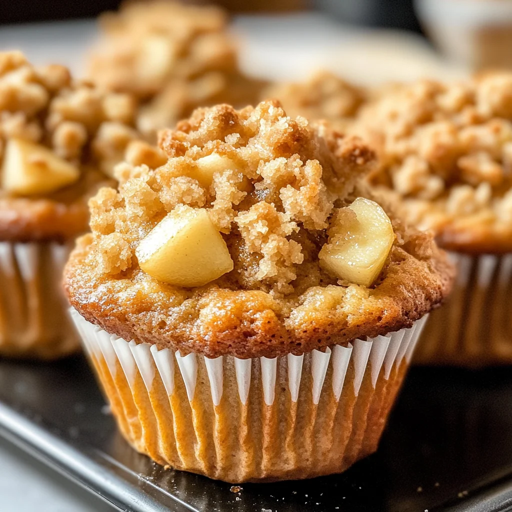 Apple Crumble Muffins