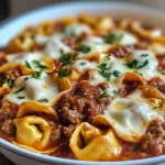 Beefy Tortellini Bake