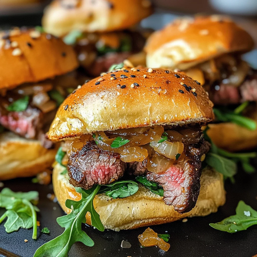 Cowboy Butter Steak Sliders