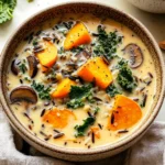 Cozy Autumn Wild Rice Soup