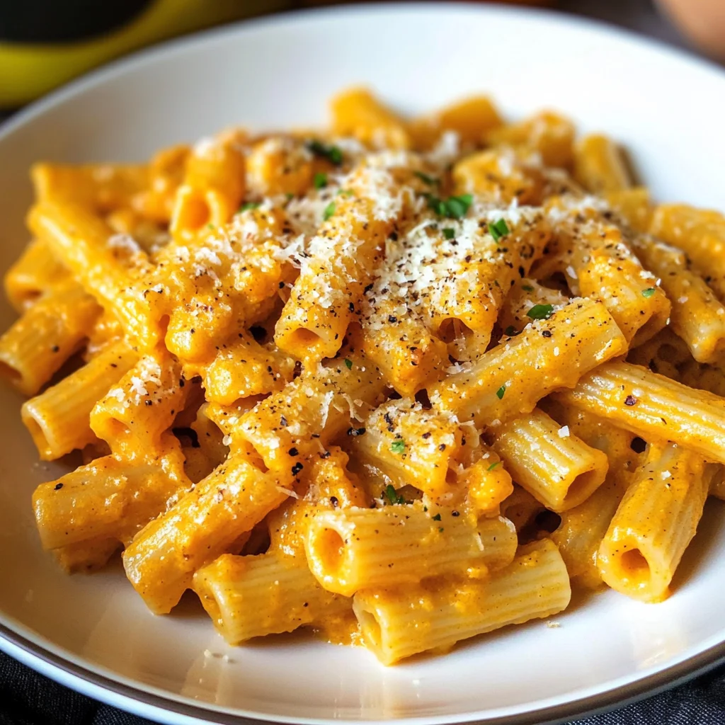 Creamy Parmesan Pumpkin Pasta