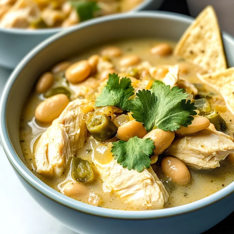 Creamy White Chicken Chili Recipe