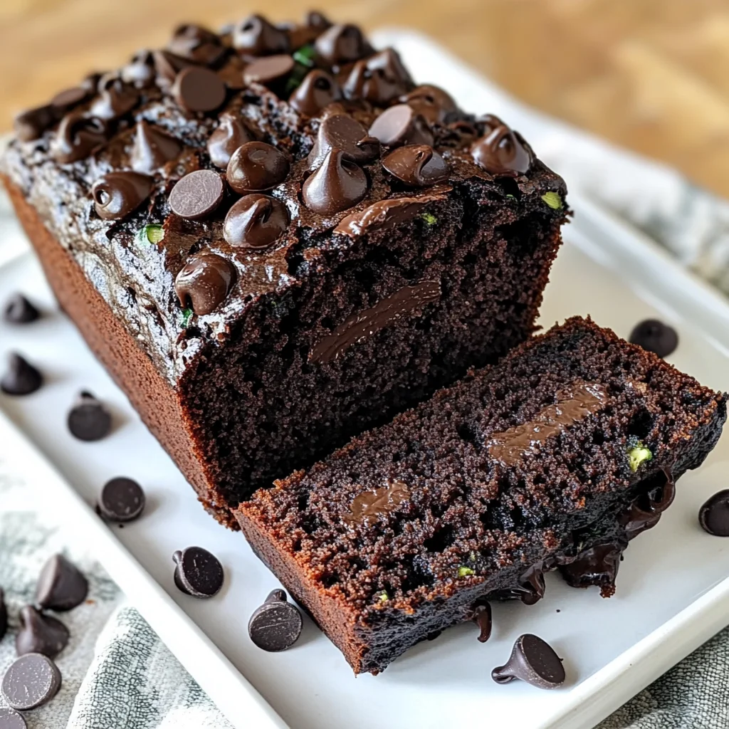 Double Chocolate Zucchini Bread