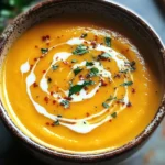 Easy Butternut Squash and Sweet Potato Soup