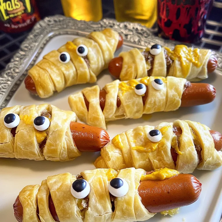 Easy Mummy Hot Dogs Recipe
