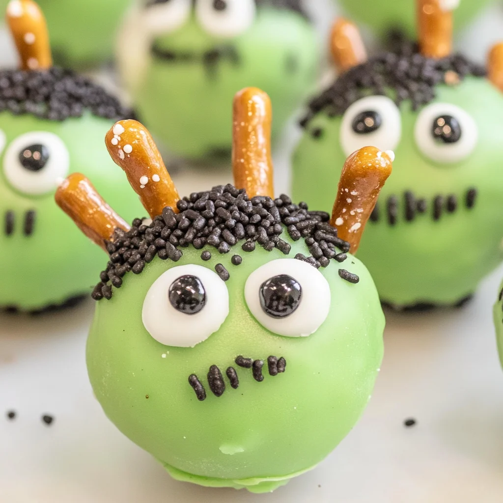 Frankenstein Oreo Balls