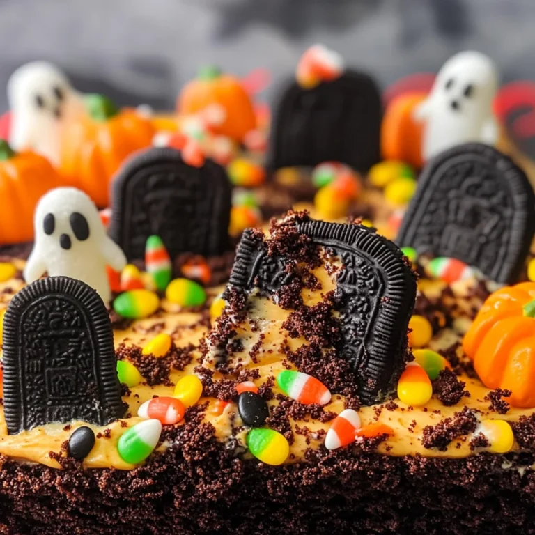 Halloween Graveyard Cake Recipe