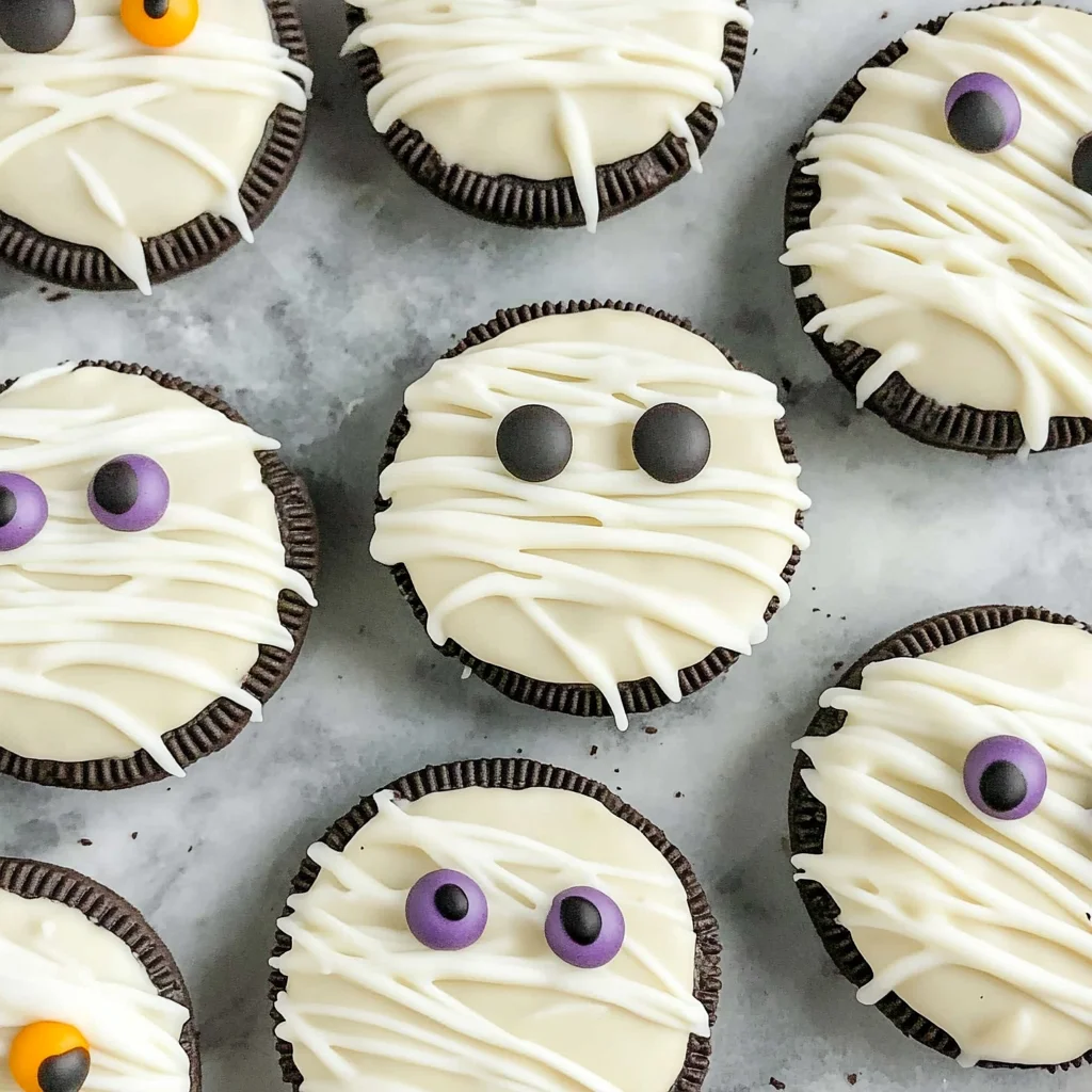 Halloween Mummy Oreo Cookies