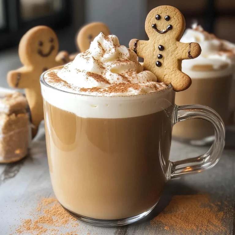 Homemade Gingerbread Latte
