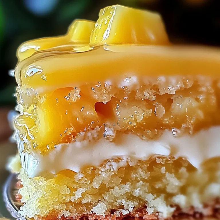 Juicy Pineapple Heaven Cake