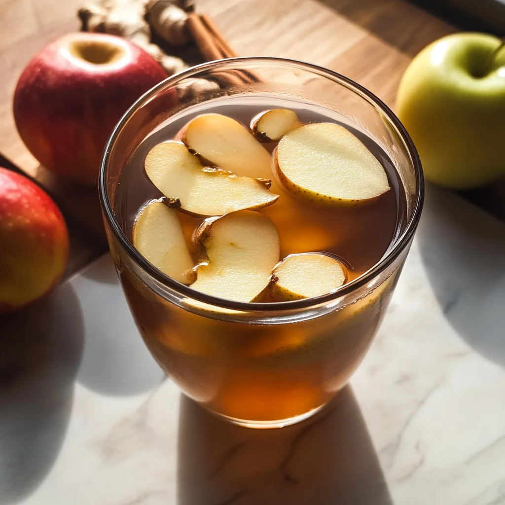 Korean Apple Tea with Ginger and Cinnamon (Saegwa Cha)