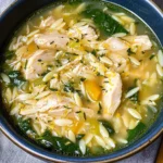 Lemon Chicken Orzo Soup