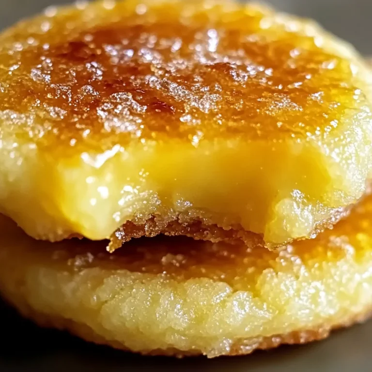 Lemon Curd Crème Brûlée Cookies - Tangy & Sweet Treat