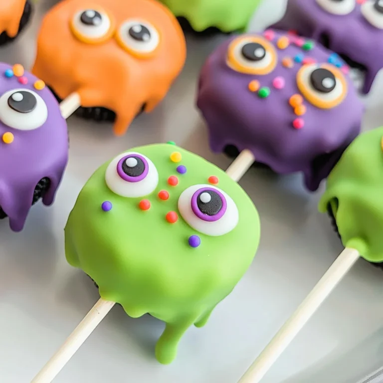 Monster Oreo Pops