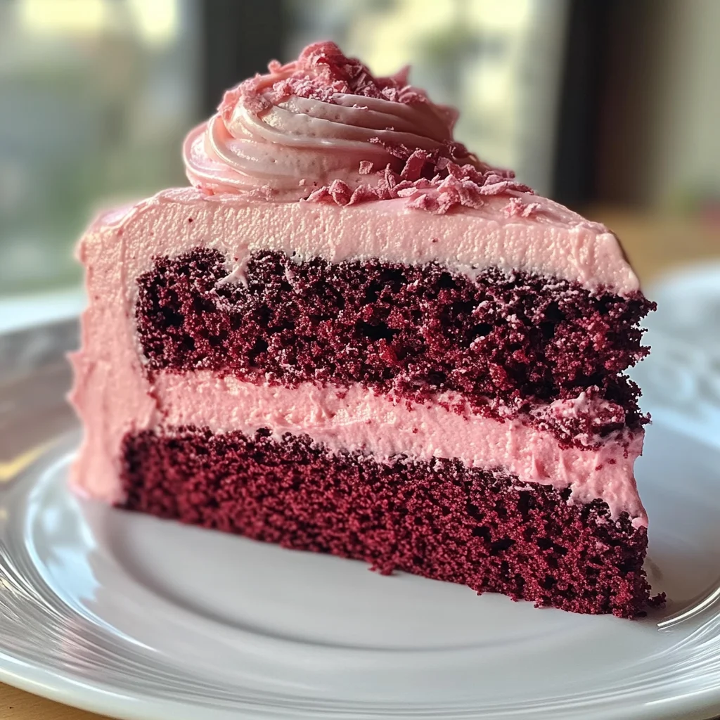 Mother's Day Pink Velvet Cake