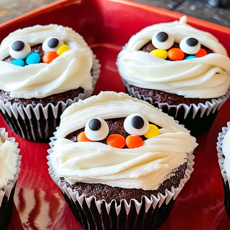 Mummy Cupcakes