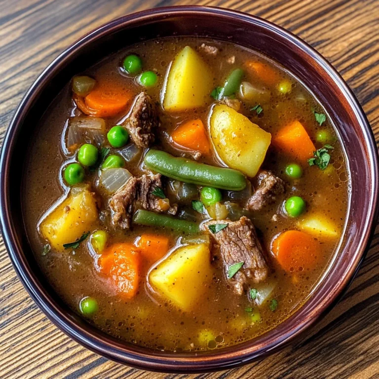 My Mom's Old-Fashioned Vegetable Beef Soup