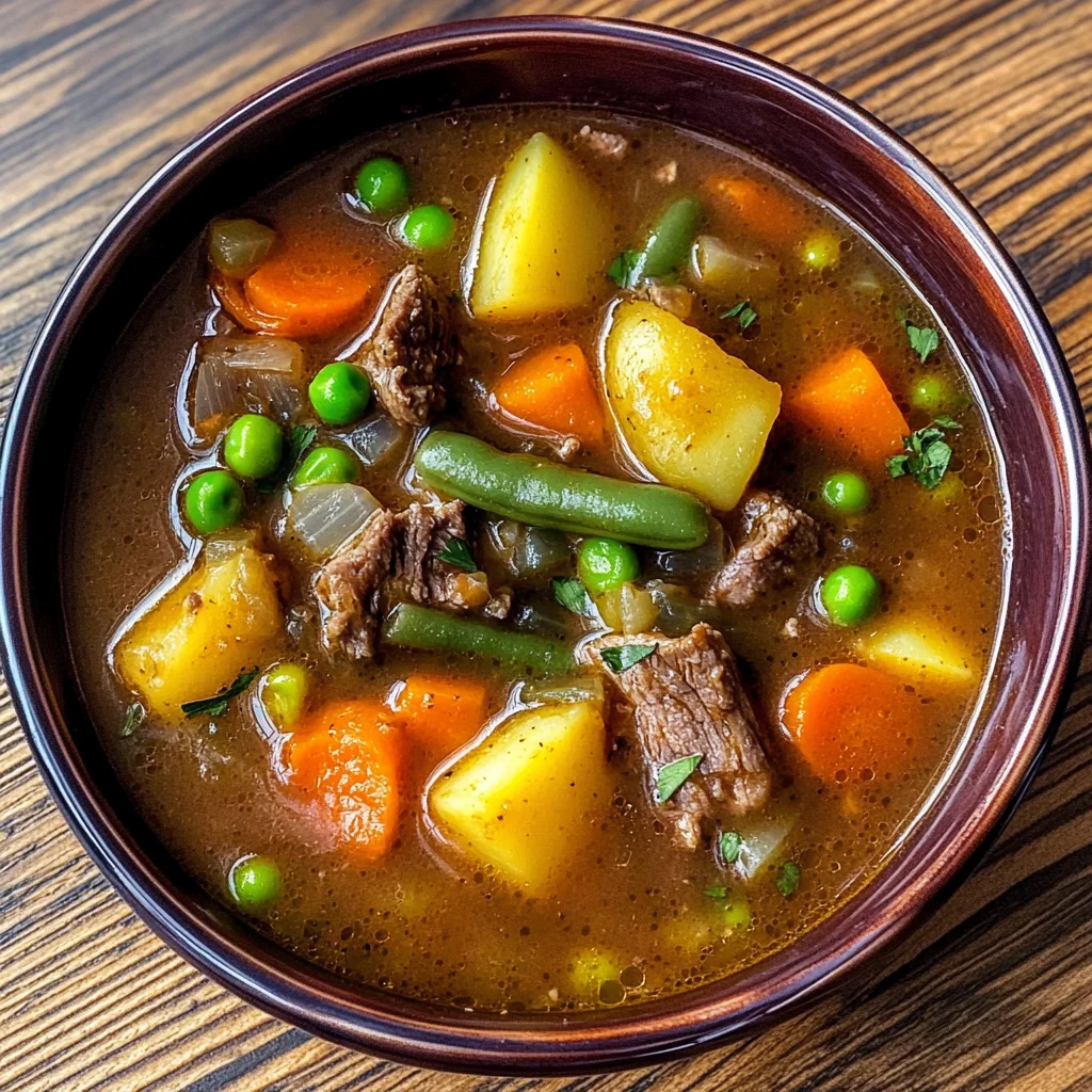 My Mom's Old-Fashioned Vegetable Beef Soup