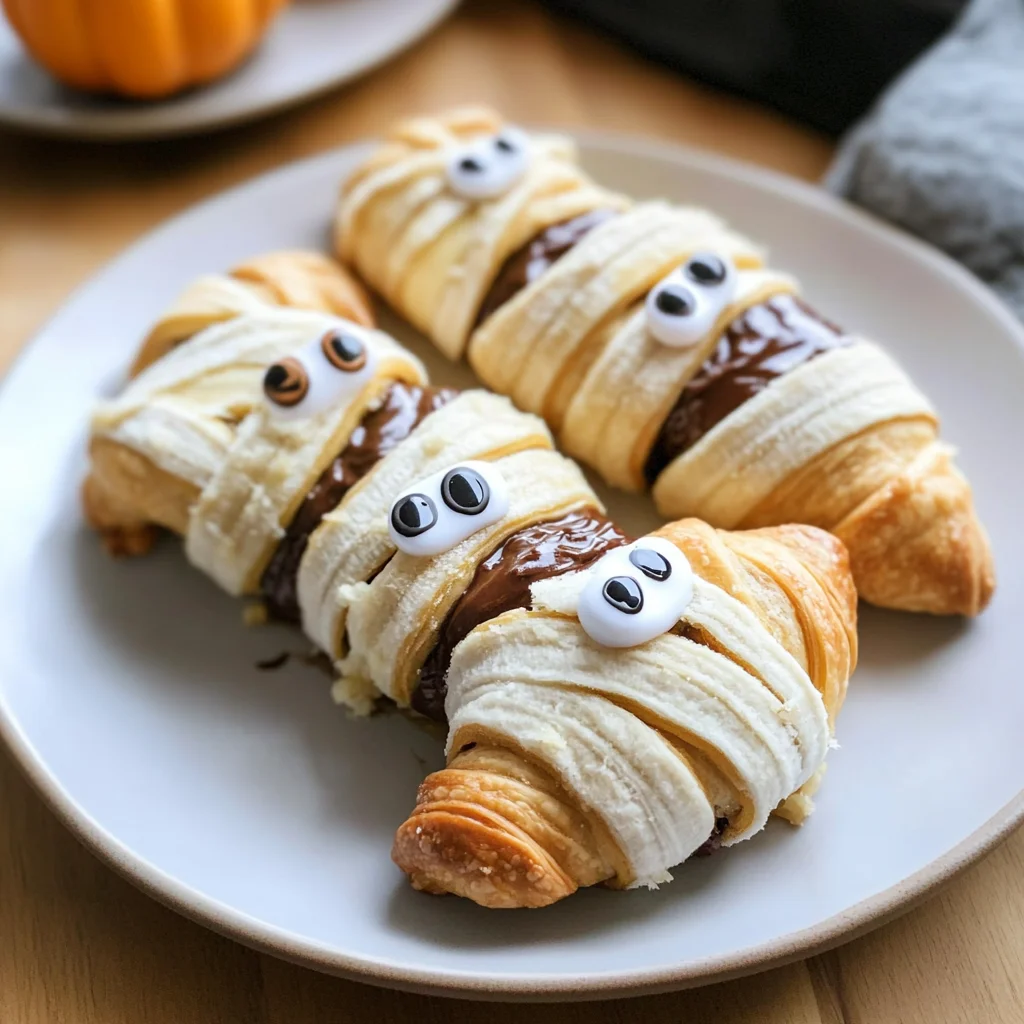 Nutella Banana Mummy Rolls