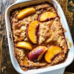 Old School Easy Brown Sugar Peach Cobbler