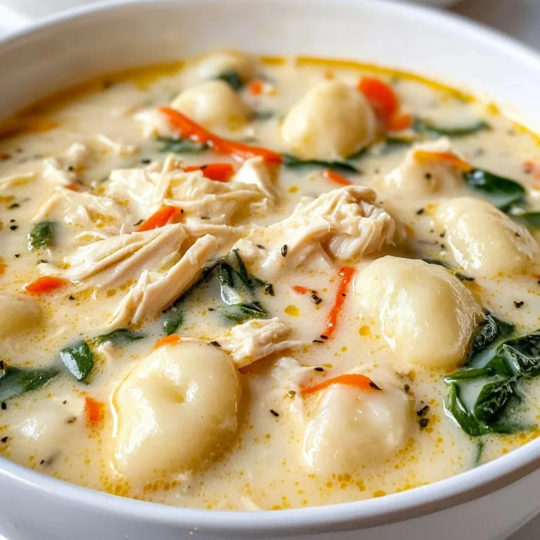 Olive Garden Chicken Gnocchi Soup