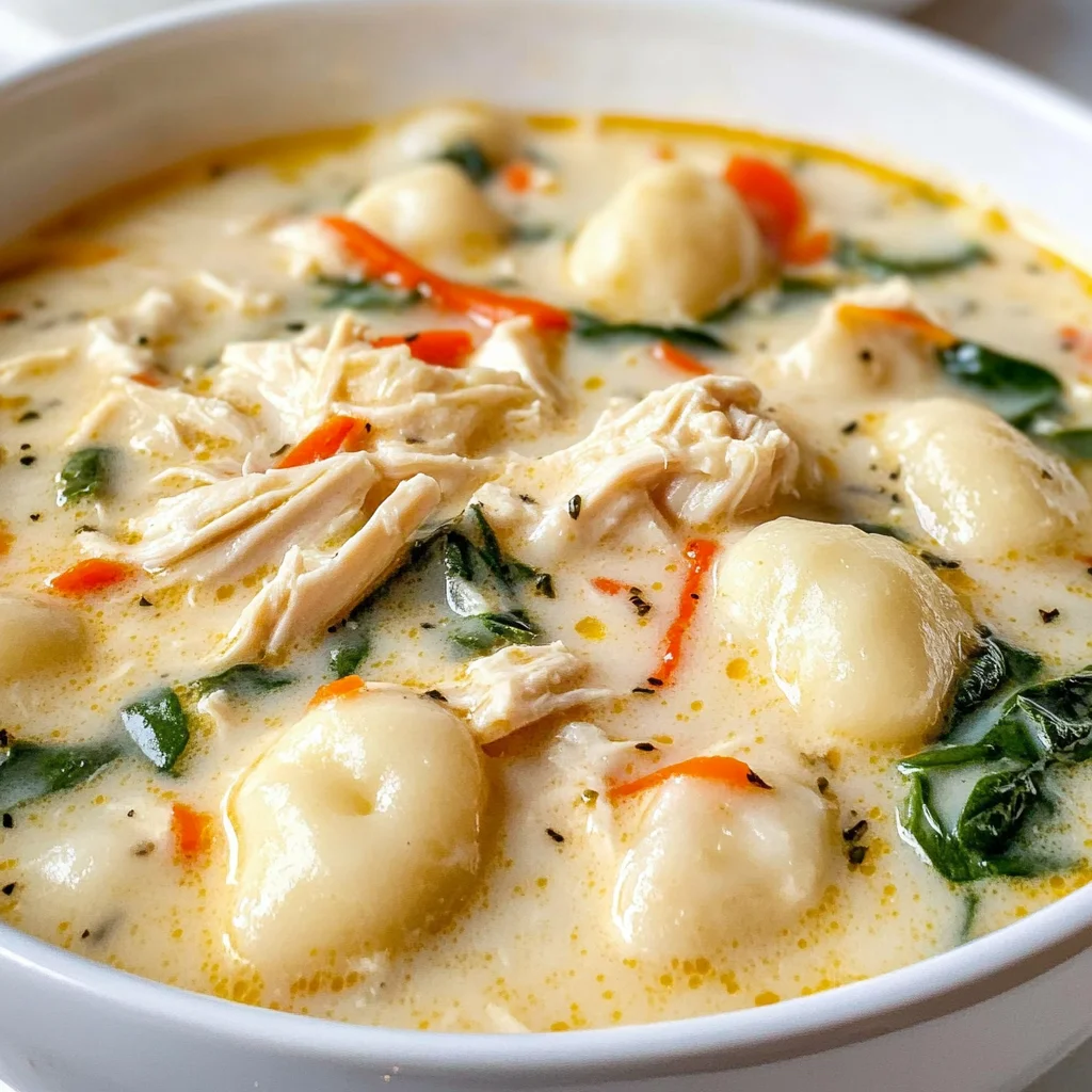 Olive Garden Chicken Gnocchi Soup