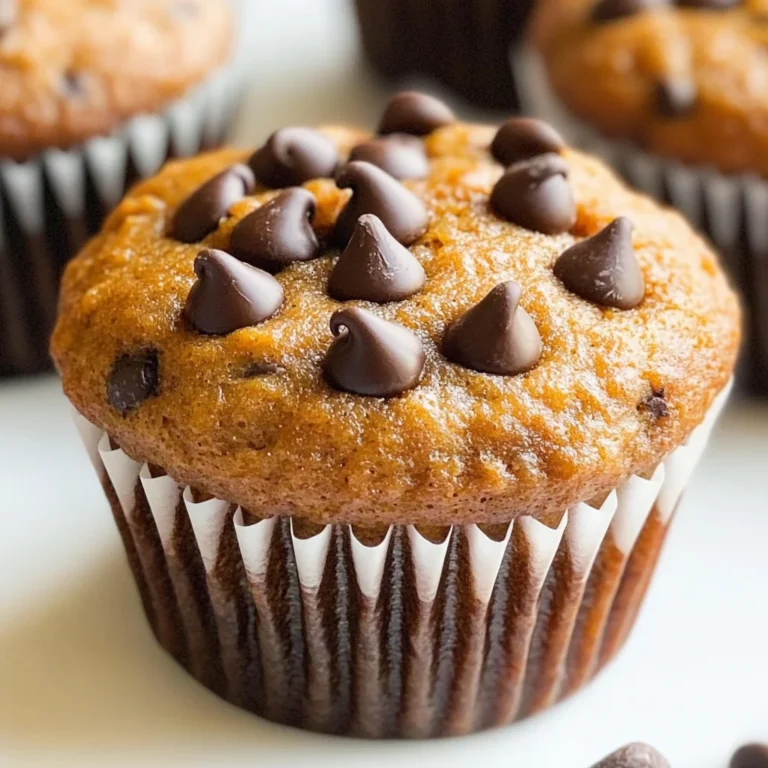 Pumpkin Chocolate Chip Muffins