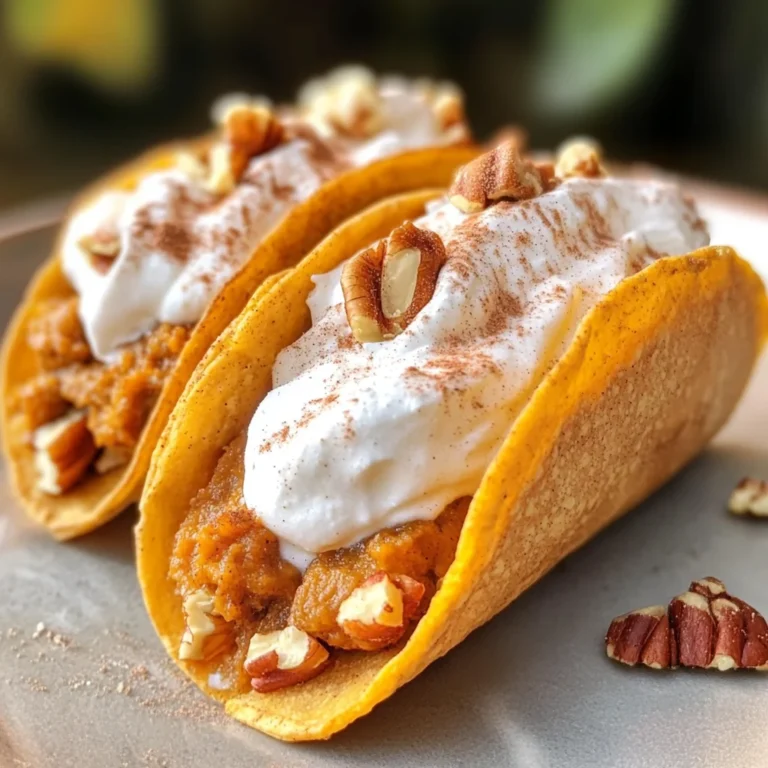 Pumpkin Pie Tacos