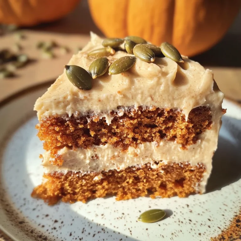 Pumpkin Spice Cake with Brown Sugar Cream Cheese Frosting
