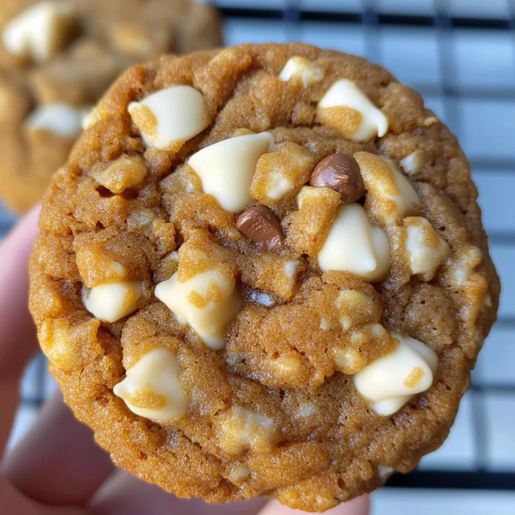 Pumpkin White Chocolate Chip Cookies Recipe