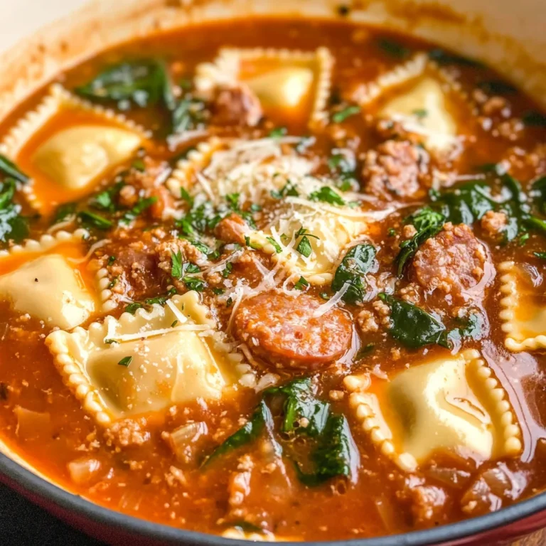 Ravioli Soup