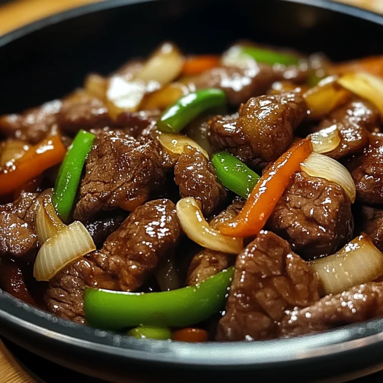 Sizzling Chinese Pepper Steak with Onions