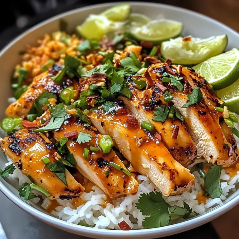 Spicy Maple Chicken with Coconut Rice