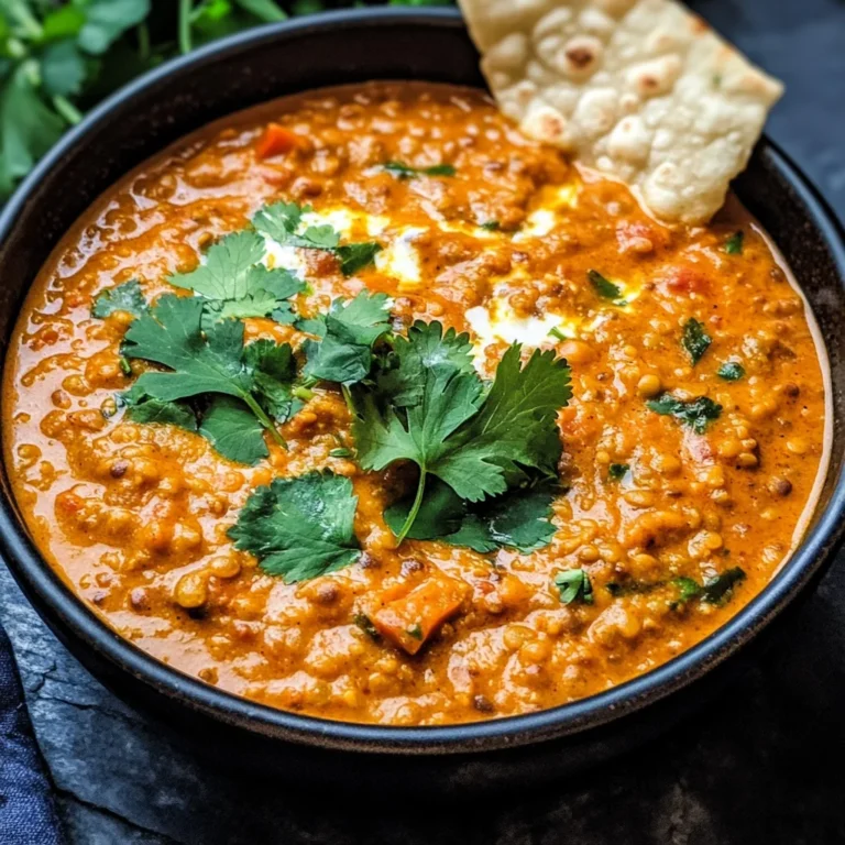 Spicy Red Lentil Curry