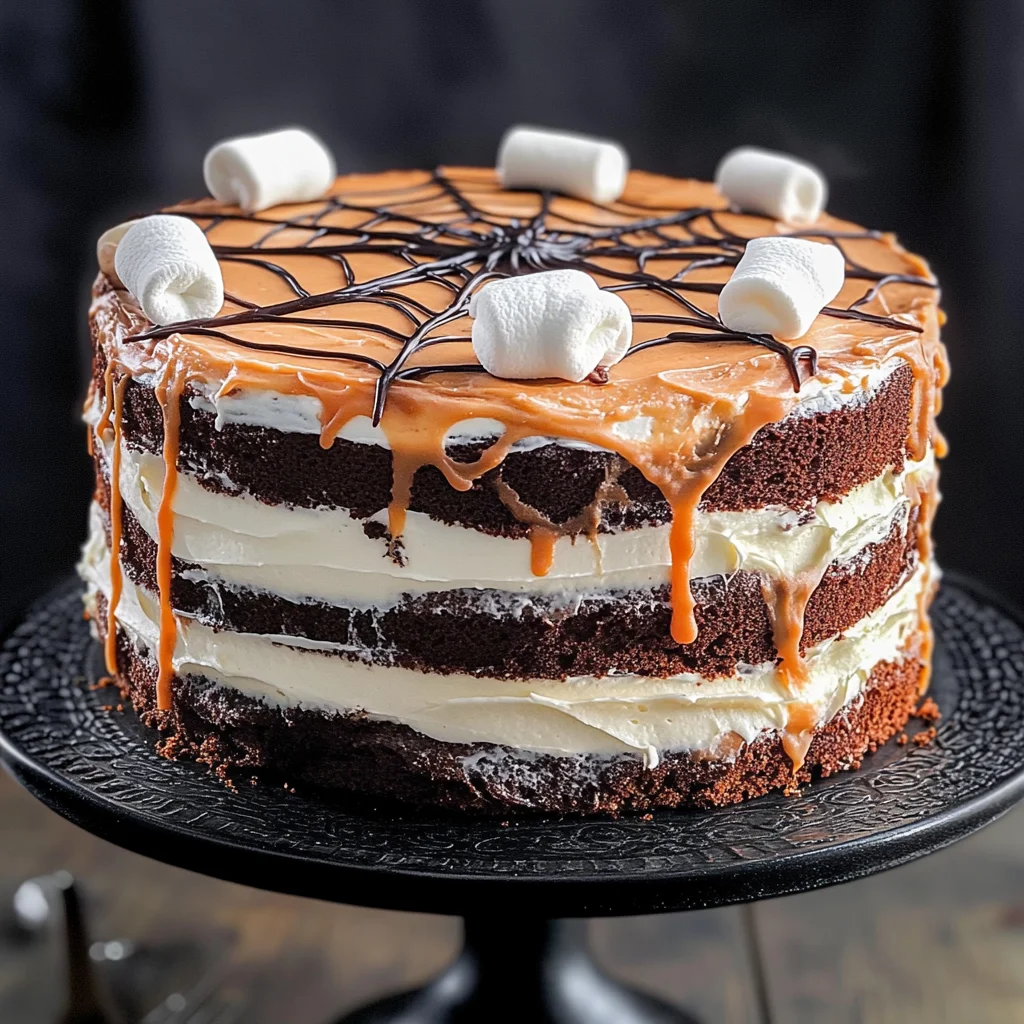 Spiderweb Cake