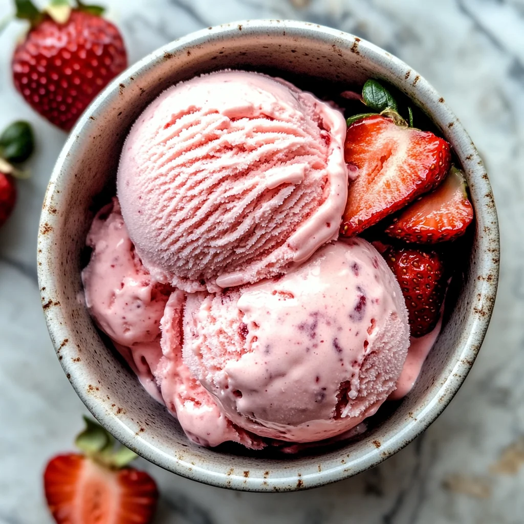 Strawberry Coconut Ice Cream