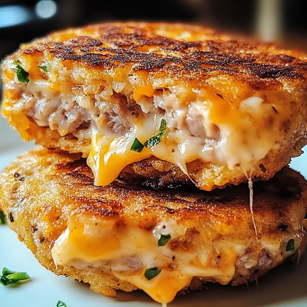 Tuna Melt Patties Recipe