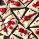 Vampire Chocolate Halloween Bark