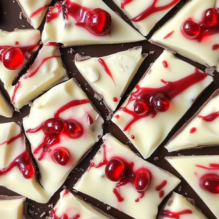 Vampire Chocolate Halloween Bark