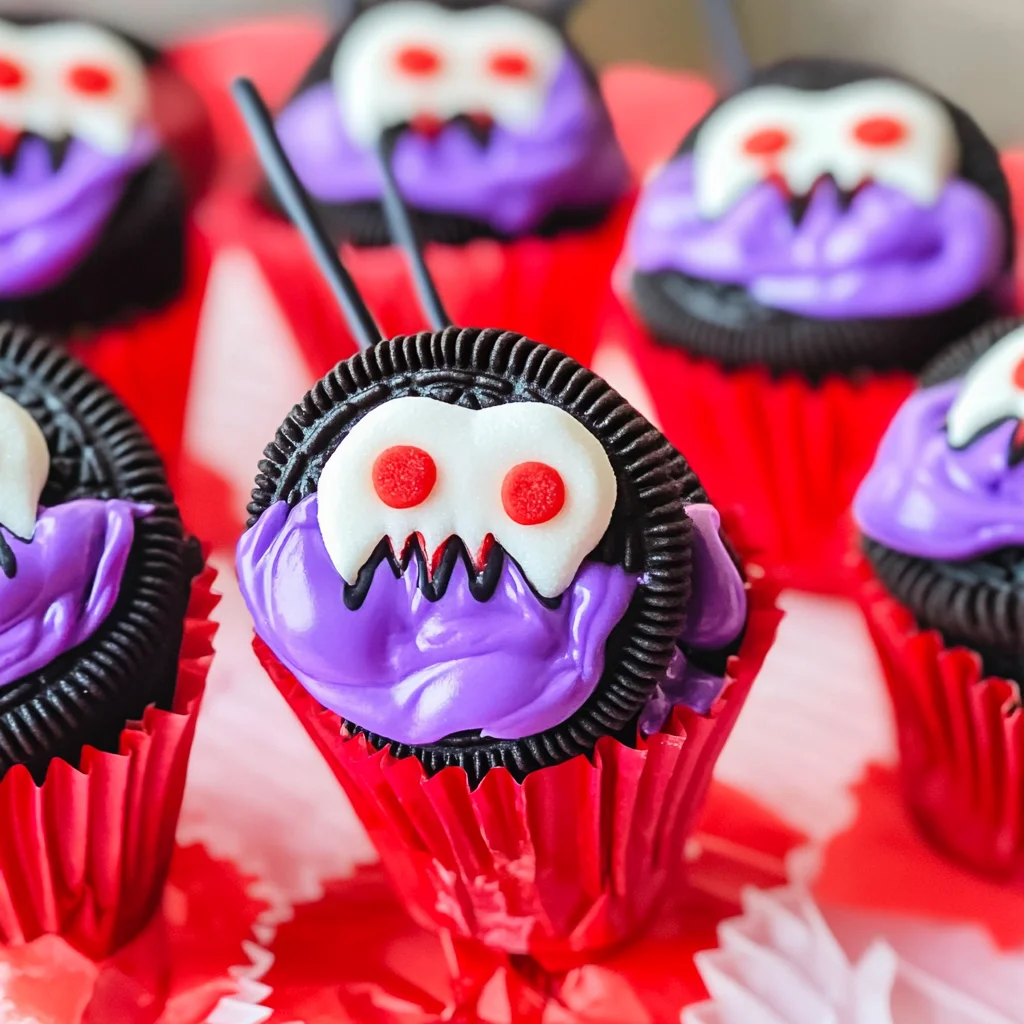 Vampire Oreo Pops