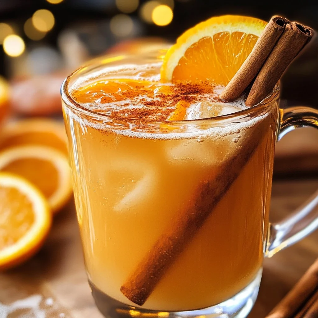 Warm Cinnamon Orange Delight Mocktail Recipe