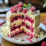 White Chocolate Raspberry Dream Cake : A Heavenly Dessert