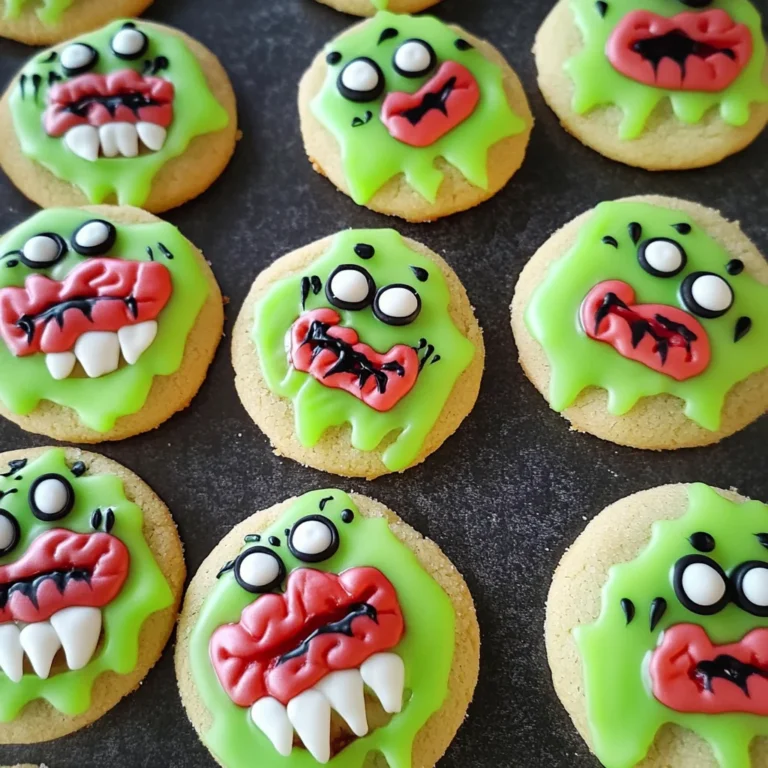 mini zombie cookies
