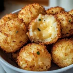 Air Fryer Cheesy Mashed Potato Balls