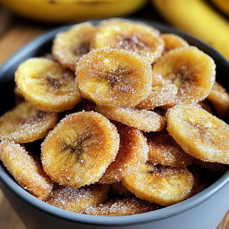 Air Fryer Cinnamon Banana Chips