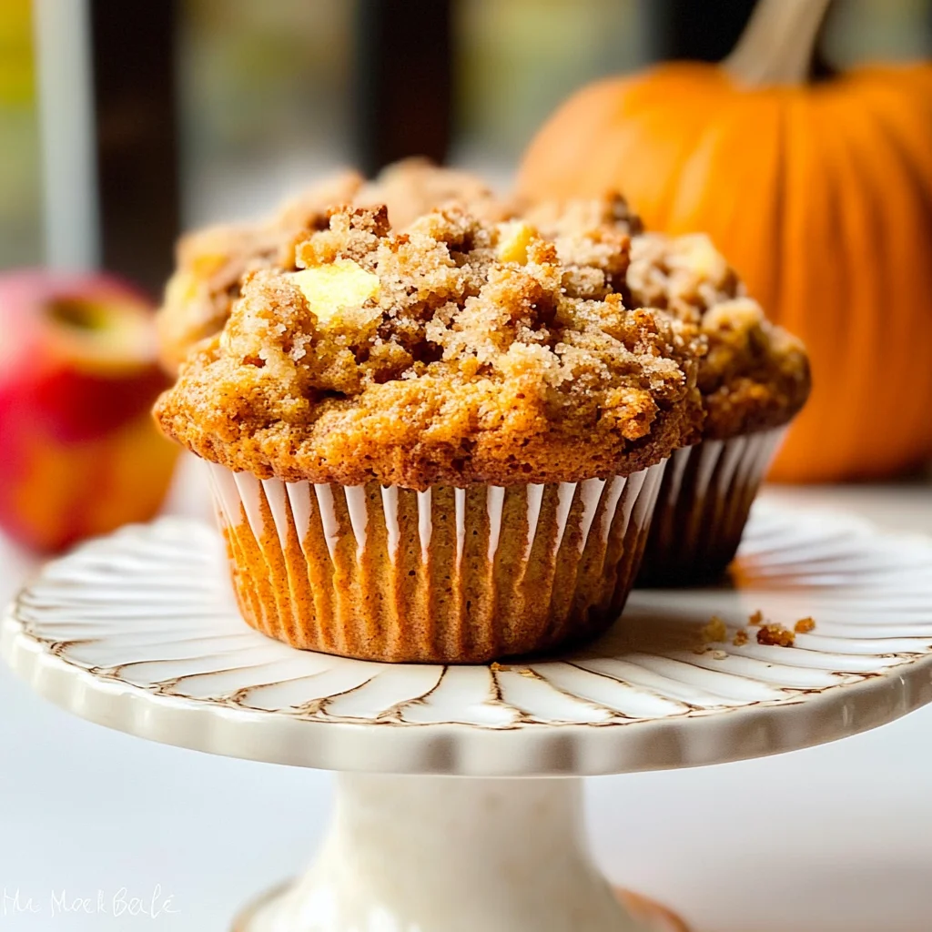 Apple Pumpkin Streusel Muffins Small Batch