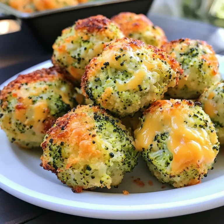 Baked Broccoli Cheese Balls