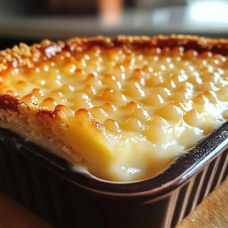 Baked Tapioca Pudding